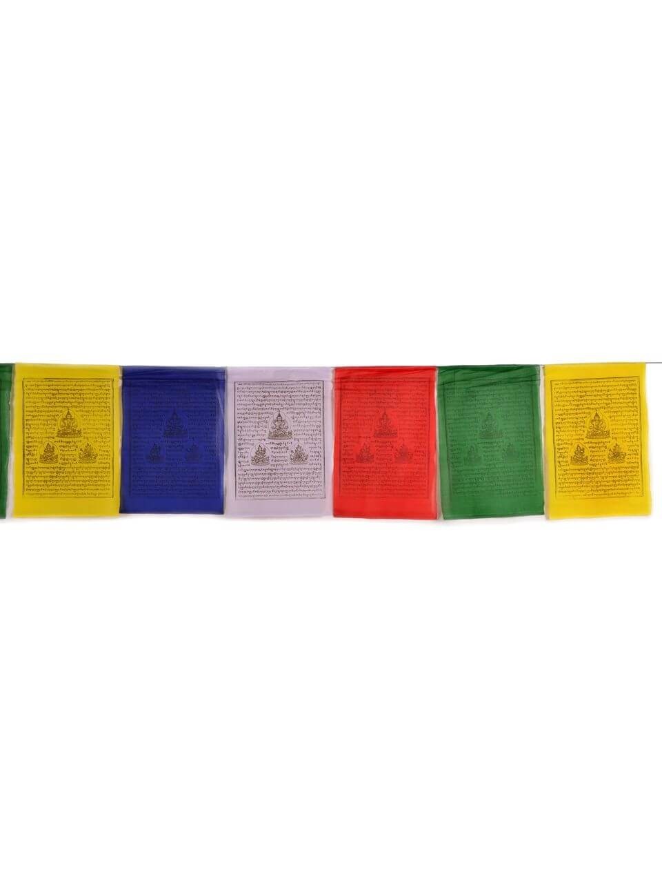 Handarbeit aus Nepal 850 cm Gebetsfahnen 25 Blatt