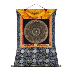 Thangka Mandala Weiße Tara 95 x 112 cm