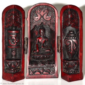 Buddha Schrein 12 cm - schmal