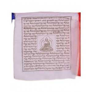 Gebetsfahnen Shakyamuni (25 Blatt) 650 cm BW