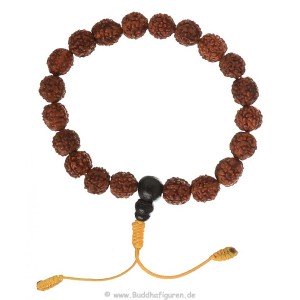 Armband Rudraksha 10 mm - Hand-Mala  gesegnet