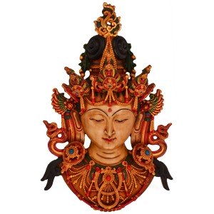 Tara Maske bemalt 43 cm Resin 