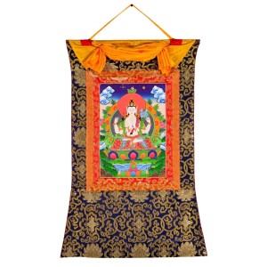 Thangka - Chenresig - Avalokitesvara  58 X 85 cm