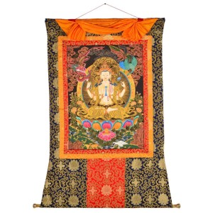 Thangka - Chenresig - Avalokitesvara 100 x 129cm