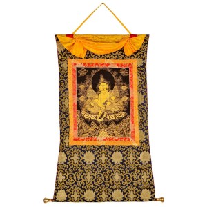 Thangka Jambhala - Kubera  golden