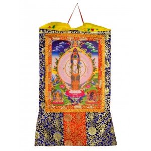 Thangka Avalokitesvara Kunstdruck  105cm x 63cm