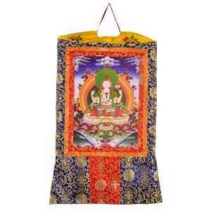 Thangka Chenrezig Kunstdruck 2 105cm x 63cm