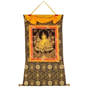 Thangka Jambhala - Kubera  golden