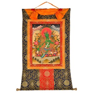 Thangka - Grüne Tara  70 x 102 cm
