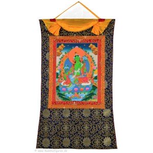 Thangka - Grüne Tara 72 x 112 cm