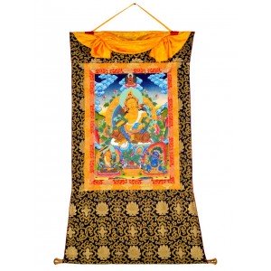 Thangka Jambhala - Kubera 92 x 131 cm