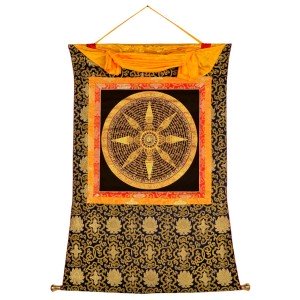 Thangka Mandala Stupa Mantra 95 x 116 cm