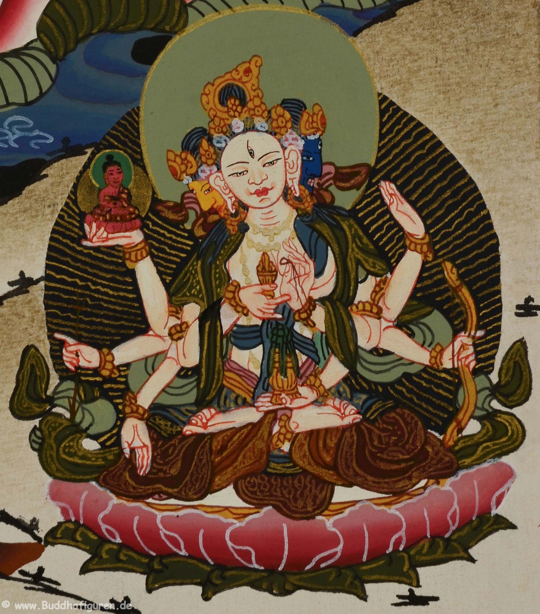 Thangka Weiße Tara