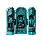 Buddha Schrein 12 cm - türkis