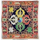 Altardecke buddhistisch  21 cm x 21 cm