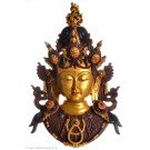 Tara Maske 43 cm Resin golden